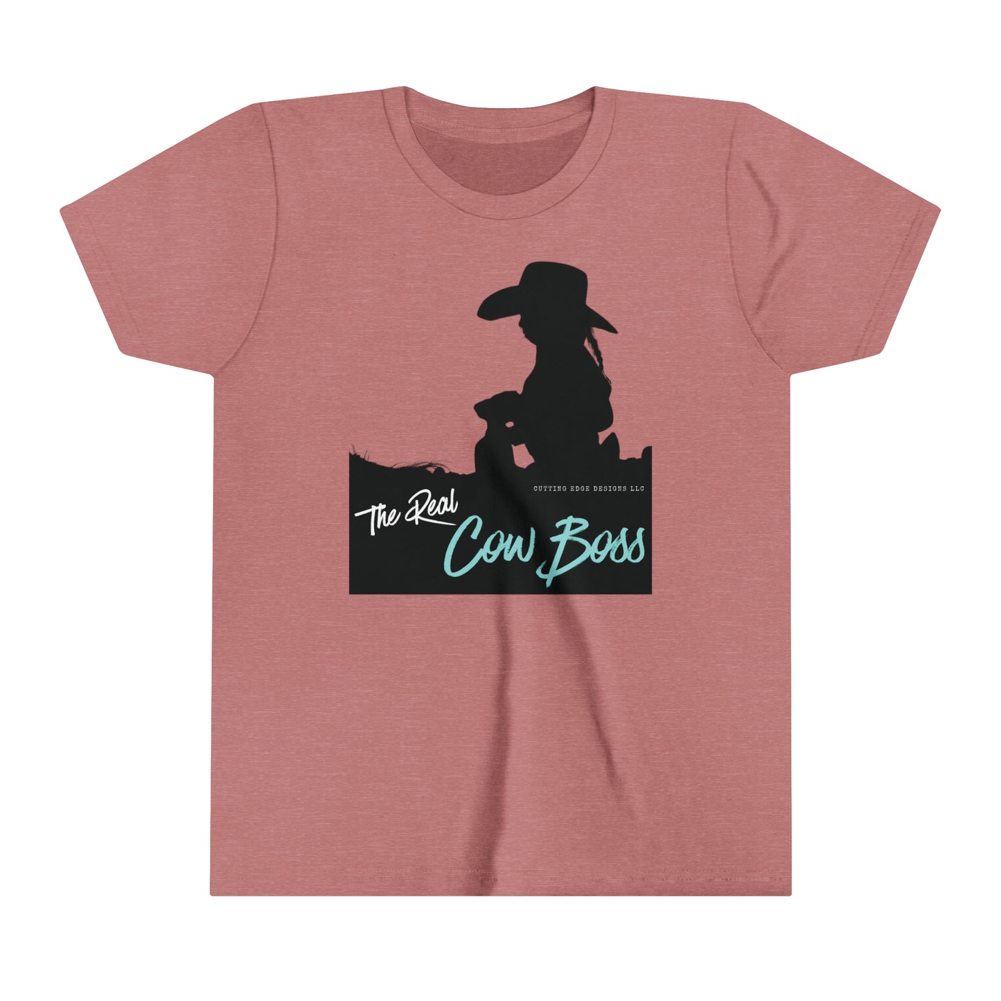 The Real Cow Boss Girls Tee