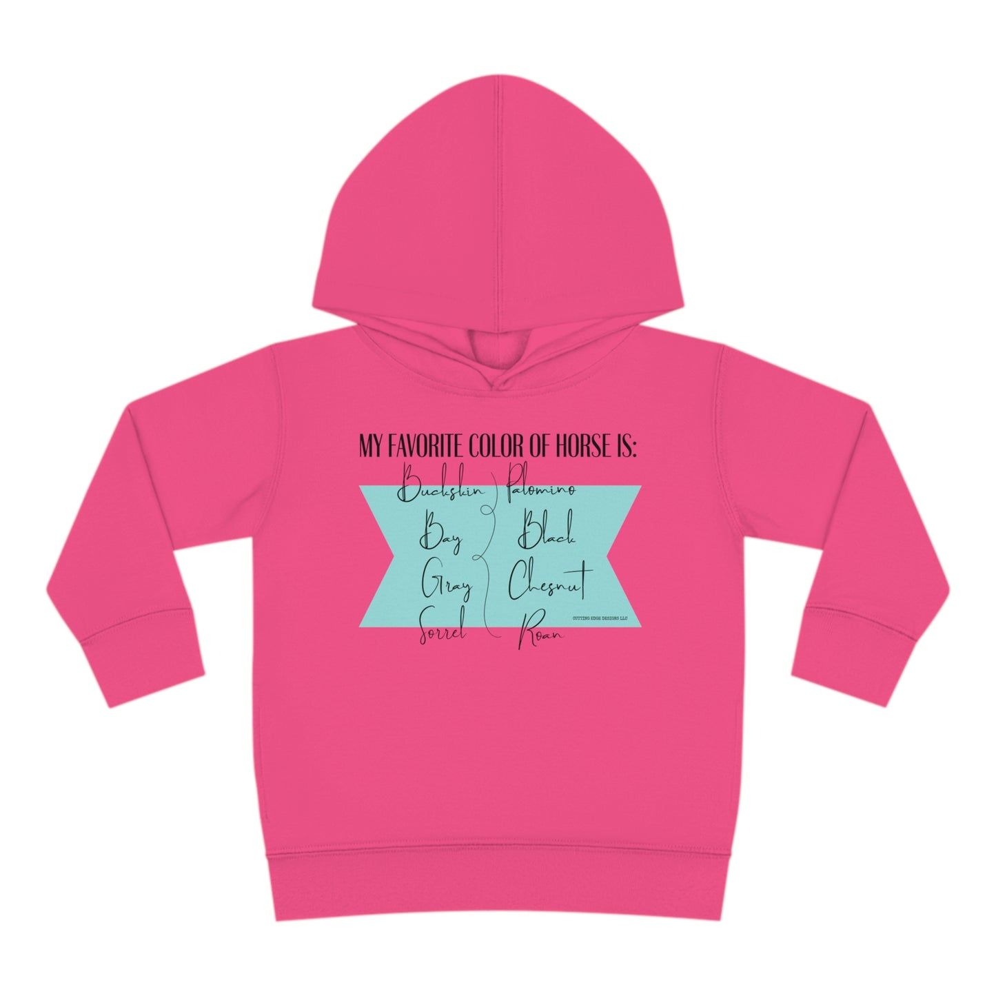 All The Pretty Horses Toddler Girls Hoodie