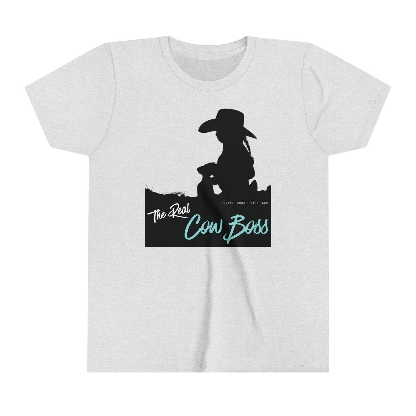 The Real Cow Boss Girls Tee